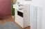 Vitrine Garim 14, Farbe: Beige Hochglanz - 123 x 90 x 40 cm (H x B x T)