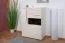 Vitrine Garim 14, Farbe: Beige Hochglanz - 123 x 90 x 40 cm (H x B x T)