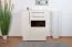 Vitrine Garim 14, Farbe: Beige Hochglanz - 123 x 90 x 40 cm (H x B x T)