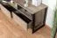 Hochwertiger TV-Schrank / TV-Möbel Bassatine 03, 2 Schubladen, 1 Tür, Eiche rustikal / Grau / Schwarz, Maße: 53 x 161 x 40 cm, zwei offene Fächer