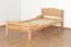 Kinderbett / Jugendbett "Easy Premium Line" K1/ Voll, 90 x 190 cm Buche Vollholz massiv Natur