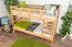 Stockbett 90 x 190 cm für Erwachsene "Easy Premium Line" K17/n, Buche Massivholz Natur lackiert, teilbar