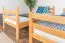 Stockbett 90 x 190 cm für Erwachsene "Easy Premium Line" K17/n, Buche Massivholz Natur lackiert, teilbar