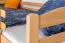 Etagenbett / Stockbett 90 x 190 cm für Kinder "Easy Premium Line" K17/n, Buche Massivholz Natur lackiert, teilbar