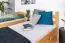 Etagenbett / Stockbett 90 x 200 cm "Easy Premium Line" K17/n inkl. 2 Schubladen und 2 Abdeckblenden, Buche Massivholz Natur lackiert, teilbar
