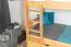 Etagenbett / Stockbett 90 x 200 cm "Easy Premium Line" K17/n inkl. 2 Schubladen und 2 Abdeckblenden, Buche Massivholz Natur lackiert, teilbar