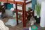 Hochbett 90 x 200 cm für Kinder, "Easy Premium Line" K22/n, Buche Massivholz kirschfarben, teilbar