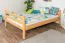 Hochbett 140 x 200 cm "Easy Premium Line" K23/n, Buche Massivholz Natur lackiert, teilbar