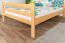 Hochbett 140 x 200 cm "Easy Premium Line" K23/n, Buche Massivholz Natur lackiert, teilbar