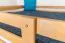 Hochbett 140 x 200 cm "Easy Premium Line" K23/n, Buche Massivholz Natur lackiert, teilbar