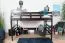 Hochbett 140 x 200 cm "Easy Premium Line" K23/n, Buche Massivholz Schokobraun lackiert, teilbar