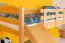 Etagenbett / Kinderbett / Stockbett mit Rutsche, 80 x 190 cm, Buche Massivholz Natur lackiert, teilbar in zwei Einzelbetten, "Easy Premium Line" K25/n