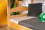 Etagenbett mit Rutsche 90 x 190 cm, Buche Massivholz Natur lackiert, umbaubar in zwei Einzelbetten, "Easy Premium Line" K25/n
