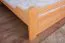 Doppelbett "Easy Premium Line" K5, inkl. 1 Abdeckblende 180 x 200 cm Buche Vollholz massiv Natur