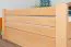 Jugendbett "Easy Premium Line" K7 inkl. 2 Schubladen und 1 Abdeckblende, 140 x 200 cm Buche Vollholz massiv Natur