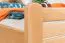 Jugendbett "Easy Premium Line" K7 inkl. 2 Schubladen und 1 Abdeckblende, 140 x 200 cm Buche Vollholz massiv Natur