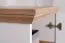 Schrank Cuenca 07, Farbe: Eiche / Weiß - Abmessungen: 209 x 60 x 39 cm (H x B x T)