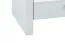 Couchtisch Heber 12, Farbe: Weiß / Weiß Glanz - Abmessungen: 108 x 69 x 52 cm (B x T x H)