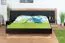 Doppelbett "Andenne" 01, Schwarz / Walnuss - Abmessungen: 160 x 200 cm
