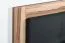 Doppelbett "Andenne" 01, Schwarz / Walnuss - Abmessungen: 160 x 200 cm