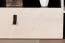 Jugendzimmer - TV-Unterschrank Aalst 10, Farbe: Eiche / Creme / Schwarz - Abmessungen: 40 x 120 x 50 cm (H x B x T)