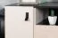 Jugendzimmer - TV-Unterschrank Aalst 10, Farbe: Eiche / Creme / Schwarz - Abmessungen: 40 x 120 x 50 cm (H x B x T)