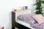 Jugendzimmer Kinderzimmer Komplett - Set F "Aalst", 6-teilig, Eiche / Creme / Schwarz