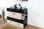 Jugendzimmer Kinderzimmer Komplett - Set E "Aalst", 6-teilig, Eiche / Creme / Schwarz