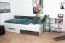 Kinderbett / Jugendbett Ohey 12, Farbe: Dunkelgrau / Hellgrau - 90 x 200 cm (B x L)