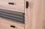 Kommode mit 5 Schubladen Niel 17, Farbe: Eiche / Anthrazit - Abmessungen: 95 x 135 x 40 cm (H x B x T)