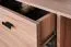 Kommode mit 5 Schubladen Niel 17, Farbe: Eiche / Anthrazit - Abmessungen: 95 x 135 x 40 cm (H x B x T)
