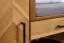 Sitzbank mit Stauraum / Schuhschrank Kumeu 56 Wildeiche massiv geölt - Abmessungen: 70 x 97 x 36 cm (H x B x T)