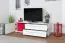 TV-Unterschrank Garim 28, Farbe: Weiß Hochglanz - 46 x 150 x 45 cm (H x B x T)