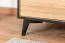 TV-Unterschrank Altels 05, Farbe: Riviera Eiche / Dunkelbraun - 68 x 179 x 40 cm (H x B x T)