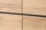 Vitrine Altels 11, Farbe: Riviera Eiche / Dunkelbraun - 185 x 91 x 40 cm (H x B x T)