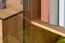 Vitrine Altels 11, Farbe: Riviera Eiche / Dunkelbraun - 185 x 91 x 40 cm (H x B x T)