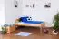 Kinderbett 90 x 190 cm | Massivholz: Buche | Natur Lackiert Abbildung