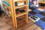 Hochbett 120 x 190 cm | Massivholz: Buche | Natur Lackiert | umbaubar in Einzelbett | Premium-Qualität | inkl. Rollrost Abbildung