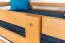 Funktions-Stockbett für Jungen und Mädchen 90 x 200 cm mit 2 Schubladen als Stauraum | Massivholz: Buche | Natur Lackiert | umbaubar in zwei Einzelbetten | Premium-Qualität | inkl. Rollroste Abbildung