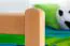 Massivholz Etagenbett inkl. Rollbett/Ausziehbett/Stauraum für Kinder und Jugendliche | Matratzenmaß: 90 x 200 cm | Natur Lackiert | umbaubar in 2 Einzelbetten | mit Rollbett | inkl. Rollroste Abbildung