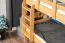 Etagenbett 90 x 190 cm | Massivholz: Buche | Natur Lackiert | umbaubar in zwei Einzelbetten | Premium-Qualität | inkl. Rollroste Abbildung