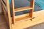 Funktions-Stockbett für Jungen und Mädchen 90 x 200 cm mit 2 Schubladen als Stauraum | Massivholz: Buche | Natur Lackiert | umbaubar in zwei Einzelbetten | Premium-Qualität | inkl. Rollroste Abbildung