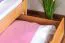 Funktions-Etagenbett 90 x 200 cm mit 2 Schubladen als Stauraum | Massivholz: Buche | Natur Lackiert | umbaubar in zwei Einzelbetten | Premium-Qualität | inkl. Rollroste Abbildung
