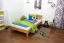 Bett Eiche 120 x 200 cm geölt Abbildung