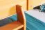 Funktions-Stockbett für Jungen und Mädchen 90 x 200 cm mit 2 Schubladen als Stauraum | Massivholz: Buche | Natur Lackiert | umbaubar in zwei Einzelbetten | Premium-Qualität | inkl. Rollroste Abbildung