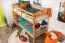 Etagenbett 90 x 190 cm | umbaubar in zwei Einzelbetten | Massivholz: Buche | Natur Lackiert | inkl. Rollroste Abbildung