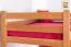 Massivholz Etagenbett für Kinder und Jugendliche | Matratzenmaß: 90 x 200 cm | Natur Lackiert | umbaubar in 2 Einzelbetten | Premium-Qualität | inkl. Rollroste Abbildung