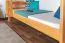 Doppelstockbett 90 x 200 cm | Massivholz: Buche | Natur Lackiert | umbaubar in zwei Einzelbetten | Premium-Qualität | inkl. Rollroste Abbildung