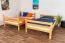 Stockbett 120 x 190 cm | Massivholz: Buche | Natur Lackiert | umbaubar in zwei Einzelbetten | Premium-Qualität | inkl. Rollroste Abbildung