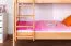 Massivholz Etagenbett für Kinder und Jugendliche | Matratzenmaß: 90 x 200 cm | Natur Lackiert | umbaubar in 2 Einzelbetten | Premium-Qualität | inkl. Rollroste Abbildung